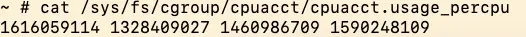 cpuacct.usage_percpu